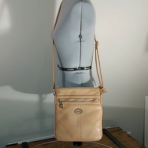 Dida New York D&D tan crossbody purse
